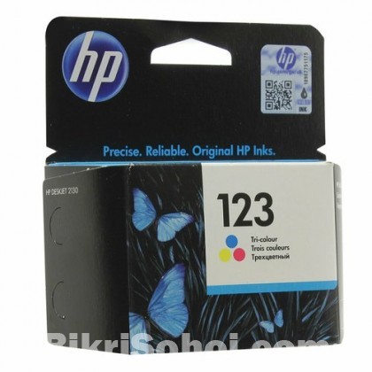 HP Genuine 123 Tri-color Ink Cartridge